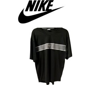 NEW Men's NIKE Short Sleeve Black & Gray Shirt. My